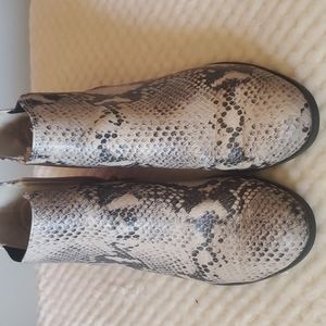 Snake Ankle Boots